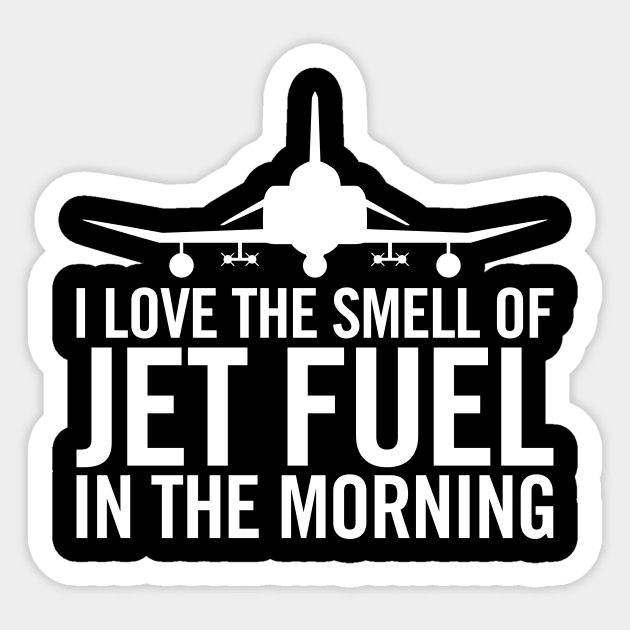 I love the smell of jet fuel in the morning F-4 Phantom II Sticker by hobrath